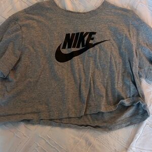 Nike Heather Gray Loose Fit Tee